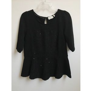 Anthropologie | Deletta Shimmered Boucle Sweater